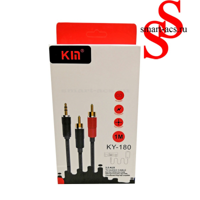 Переходник KIN KY-180 3.5AUX-TV AUDIO CABLE